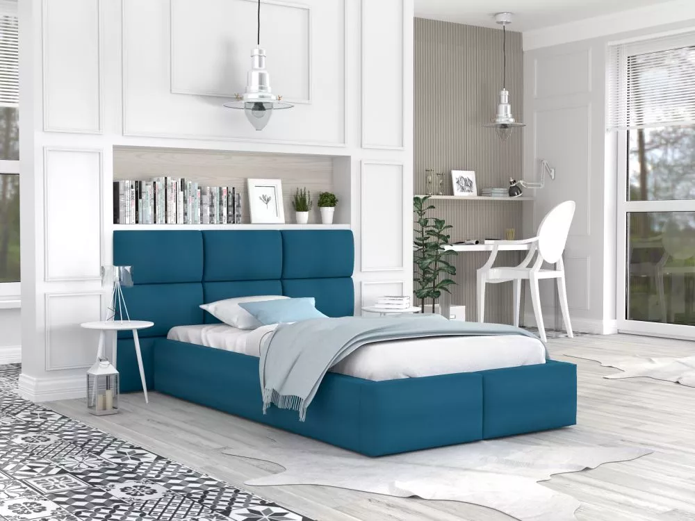 Gulta Denver Premium Standard ar stelāžu Guļamvietas platums: 140 cm, Guļamvietas garums: 200 cm, stelāžas tips: metāla,