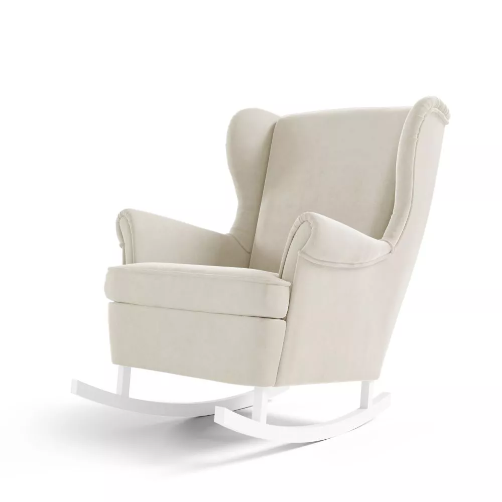 Mīksts krēsls Maya Uszak typ 196 Standard Sēdvietas dziļums: 58 cm, · Krēma · 80 × 88 × 104 cm