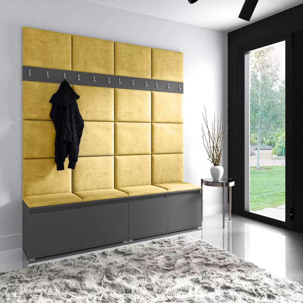 Apavu plaukts Emi 4 Trinity Korpusa krāsa: grafīts, · 200 × 225 × 40 cm