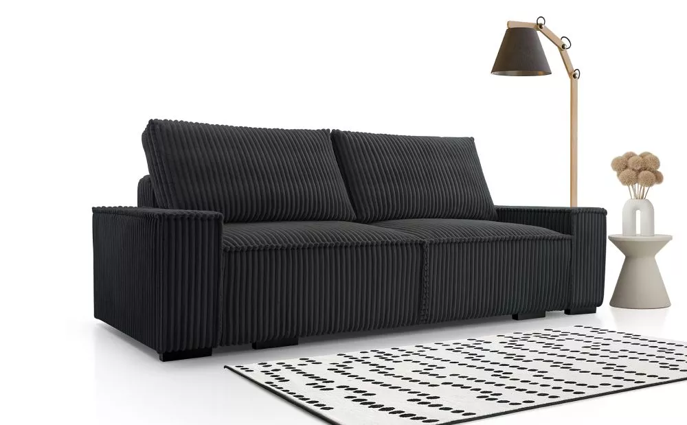Dīvāns Simba Tilia Standard · Melns · 103 × 250 × 96 cm