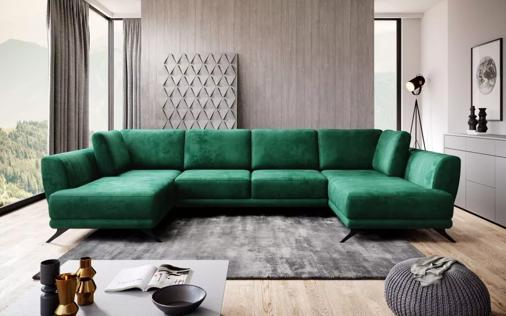 Dīvāns Larco Premium Standard · Zaļš · 191 × 362 × 90 cm