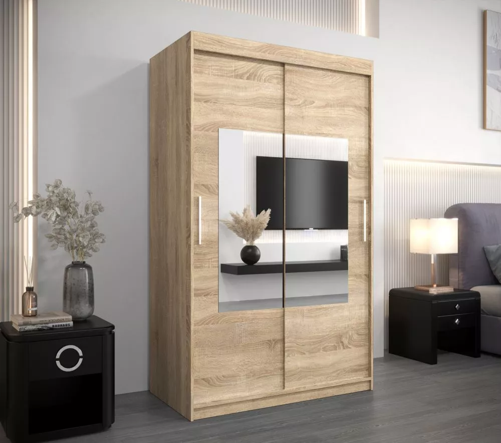 Skapis Torino · Sonoma · 120 × 62 × 200 cm