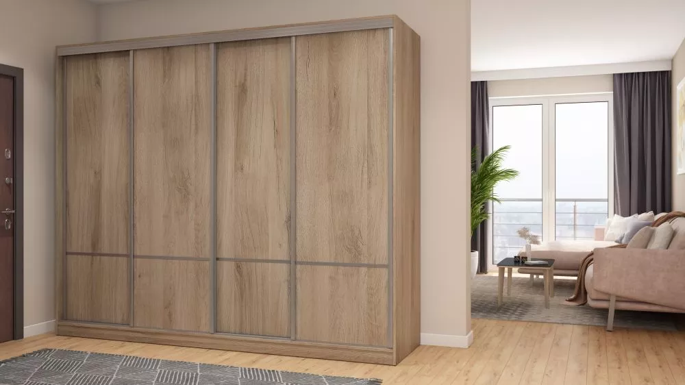 Skapis Wardrobe 4D 268 · Ozols · 268 × 65 × 220 cm