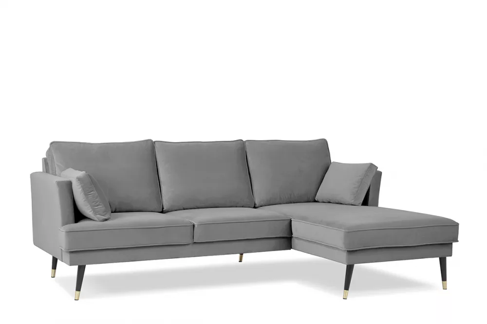 Dīvāns Falco Corner Standard · Pelēks · 157 × 236 × 91 cm