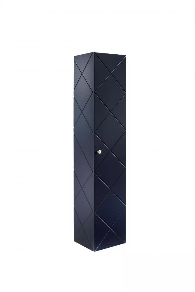 Vannas istabas skapītis Elegance Blue 80 ar LED · Zils · 35 × 170 × 33 cm