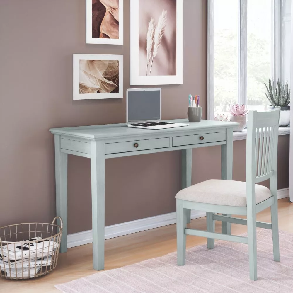 Kosmētikas galds Avola AV375-4820 · Piparmētru · 122 × 79 × 51 cm