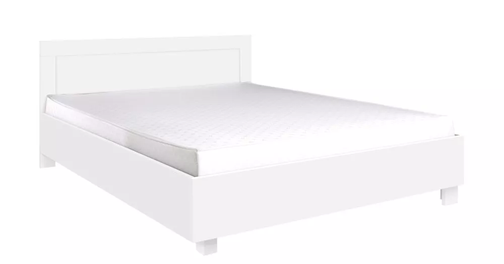 Gulta Cezar 22-23 ar stelāžu Guļamvietas platums: 160 cm, Guļamvietas garums: 200 cm, · Balts · 166 × 206 × 83 cm