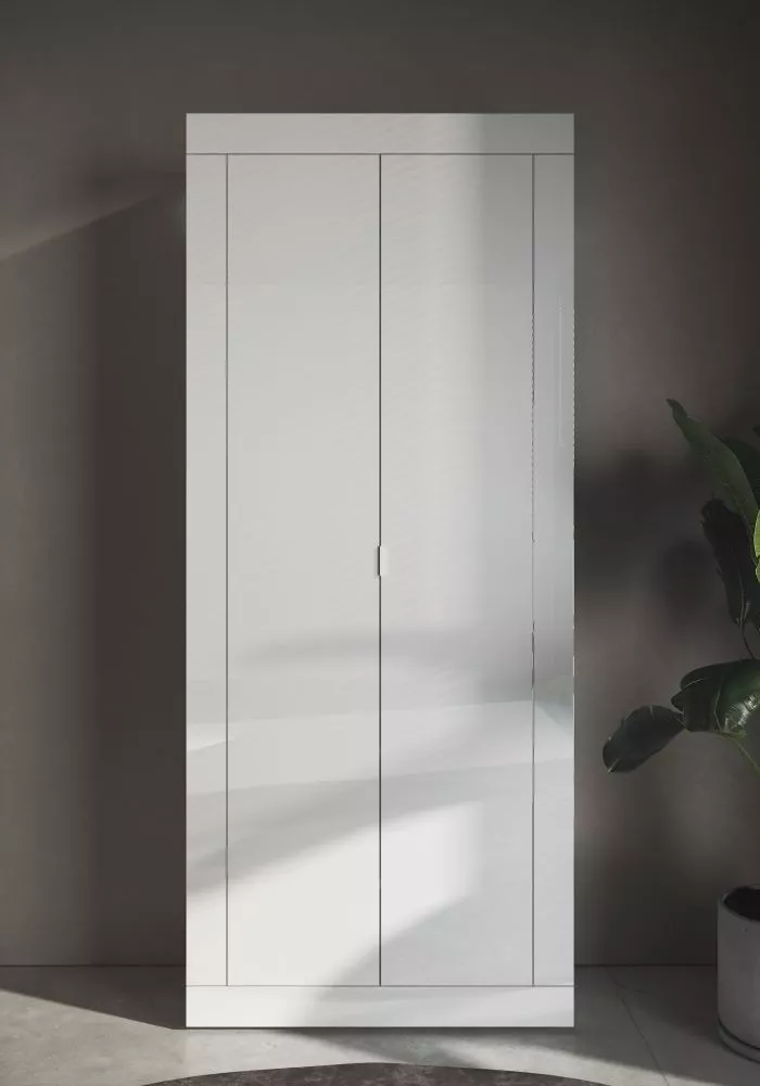 Skapis Basic G40 · Balts · 78 × 31 × 187 cm