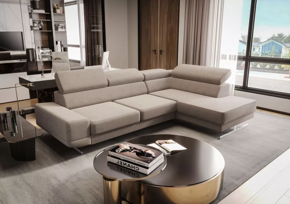 Dīvāns Milano 1 standard · Bēšs · 180 × 270 × 78 cm