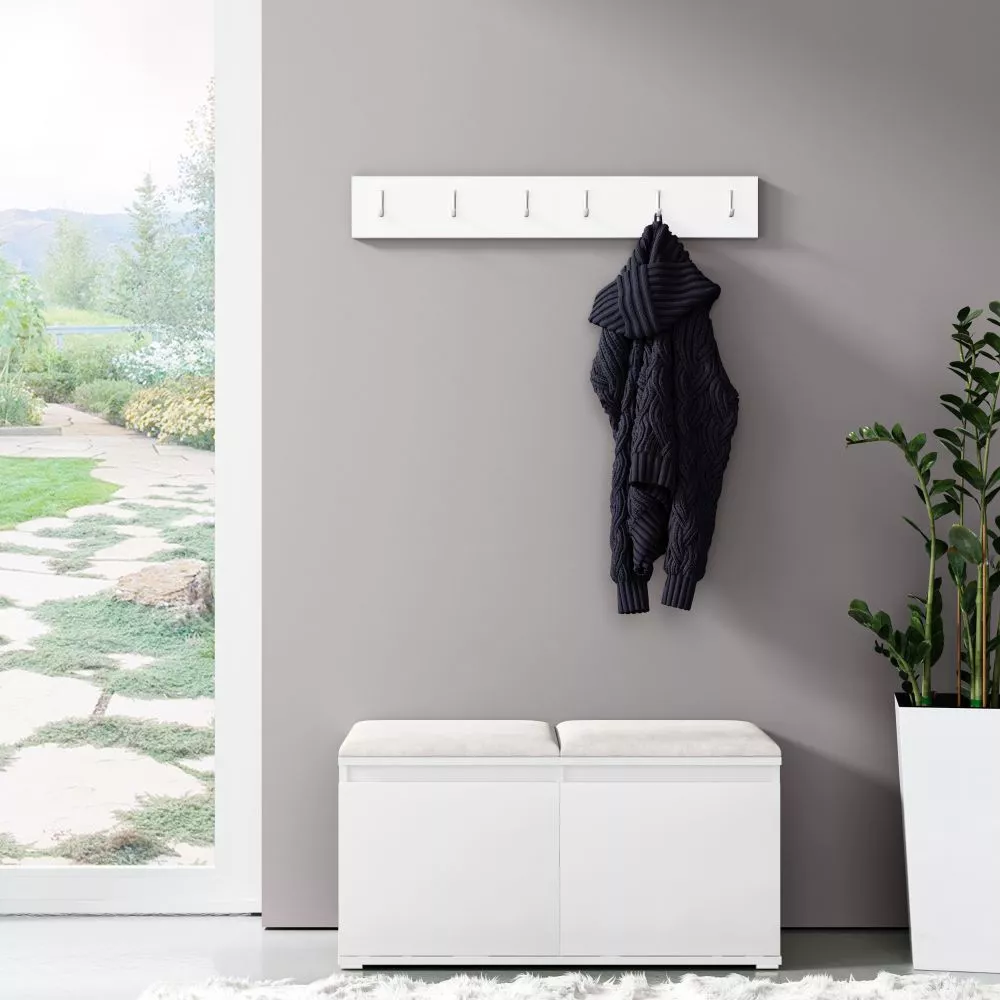 Apavu plaukts Emi 5 Trinity Korpusa krāsa: balts, · 100 × 40 cm