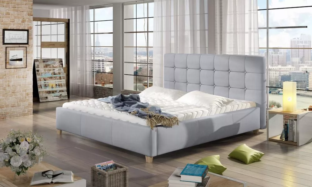 Gulta Tessa Premium Standard ar stelāžu Guļamvietas platums: 160 cm, Guļamvietas garums: 200 cm, stelāžas tips: metāla, 