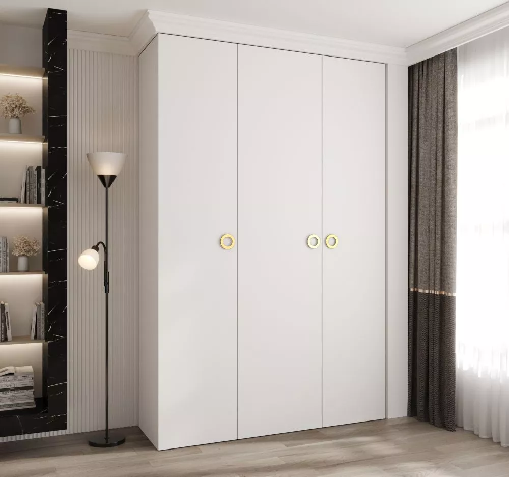 Skapis Como 1 · Balts · 160 × 50 × 245.5 cm