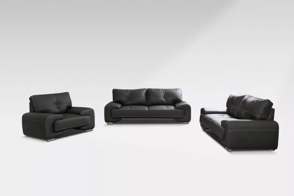 Komplekts Omega Lux 3S+2S+1S Standard · Brūns · 100 × 230 × 90 cm