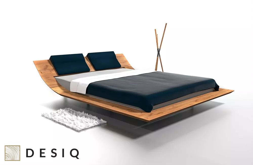 Gulta Lebron ar stelāžu Guļamvietas platums: 120 cm, Guļamvietas garums: 200 cm, · Ozols · 160 × 255 × 67 cm