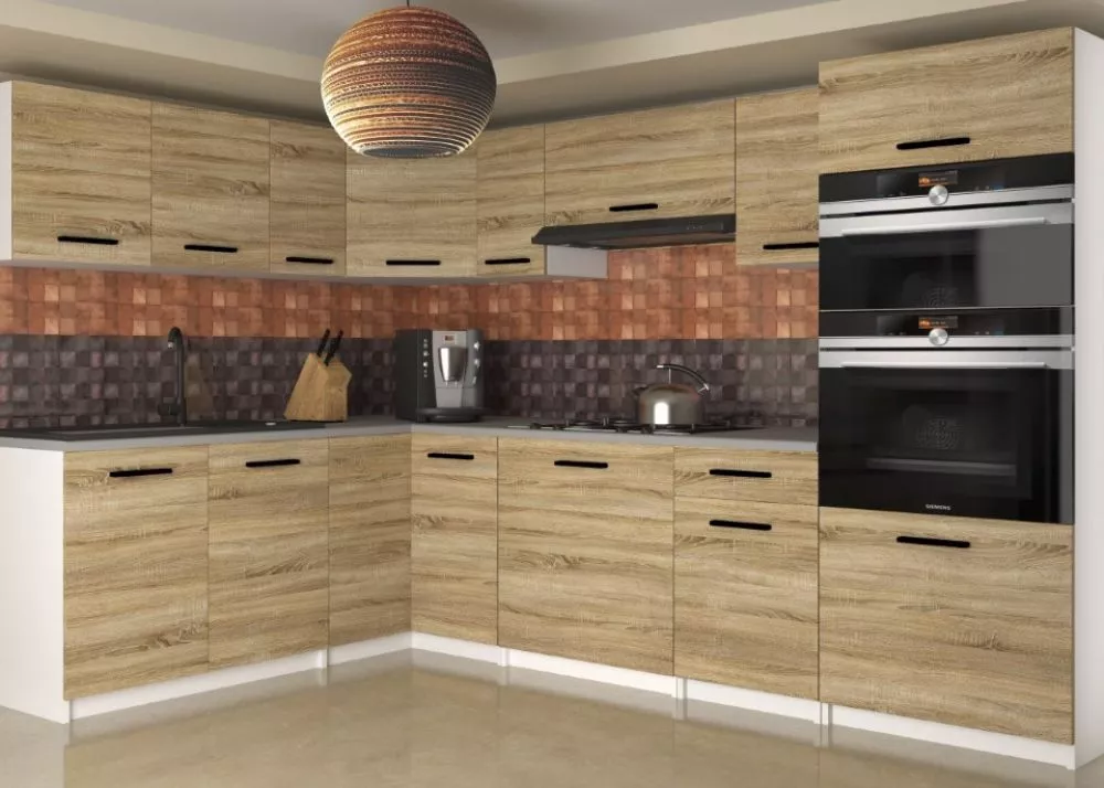 Virtuves komplekts Uniquagrande Materiāls : lamināts + MDF plātne,