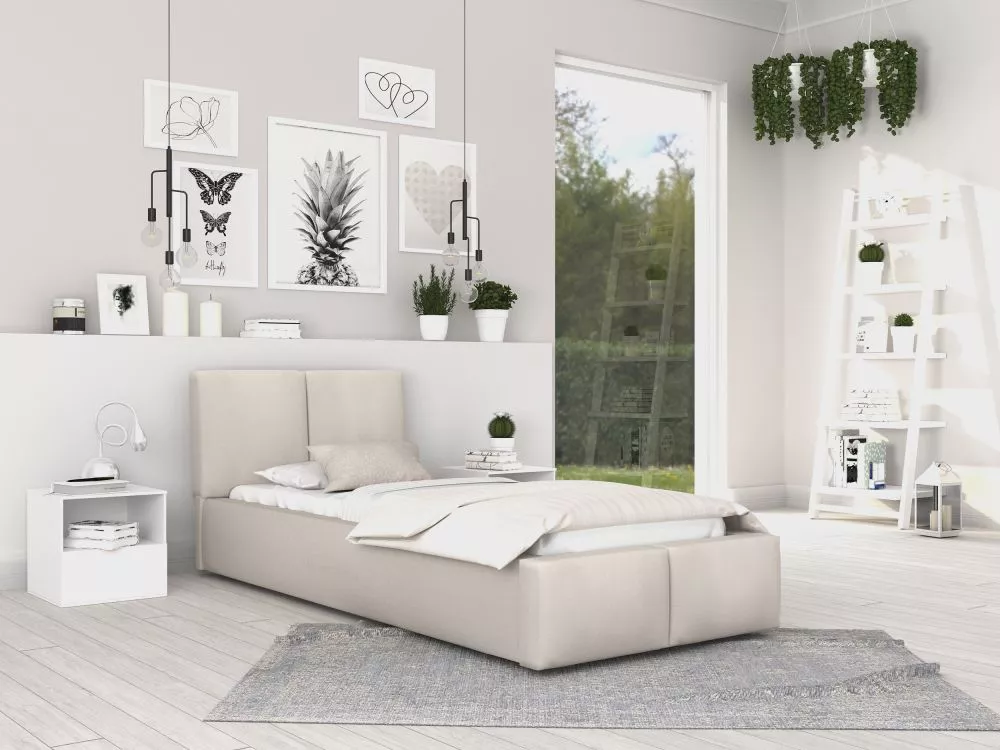 Gulta Fresia Premium Standard ar stelāžu Guļamvietas platums: 120 cm, Guļamvietas garums: 200 cm, stelāžas tips: metāla,