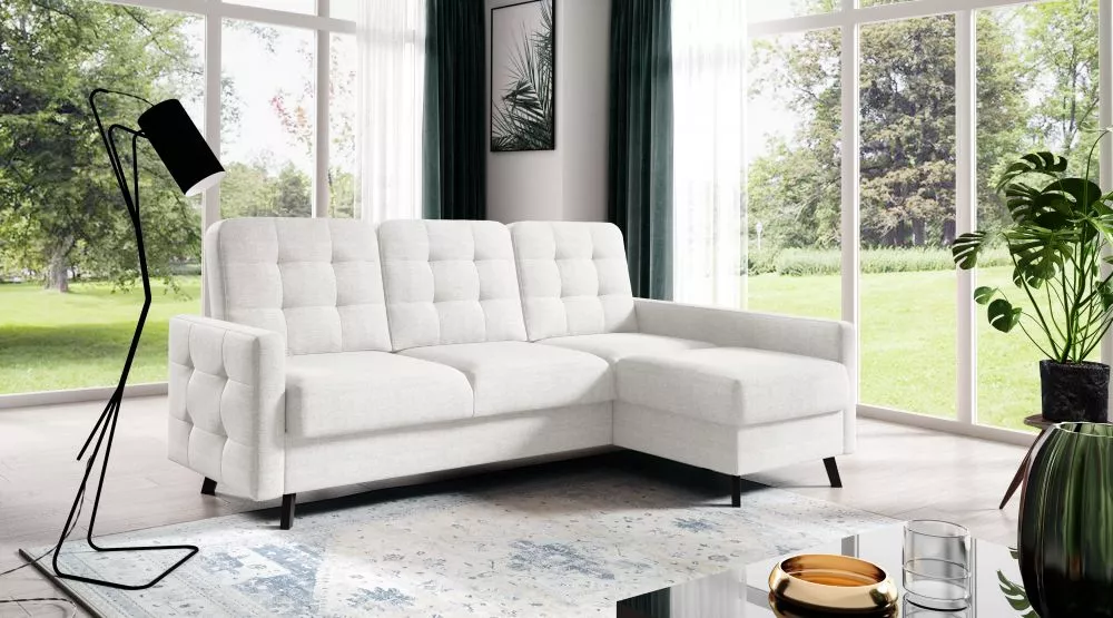 Dīvāns Gusto Corner Standard · Gaišais krēms · 162 × 225 × 96 cm