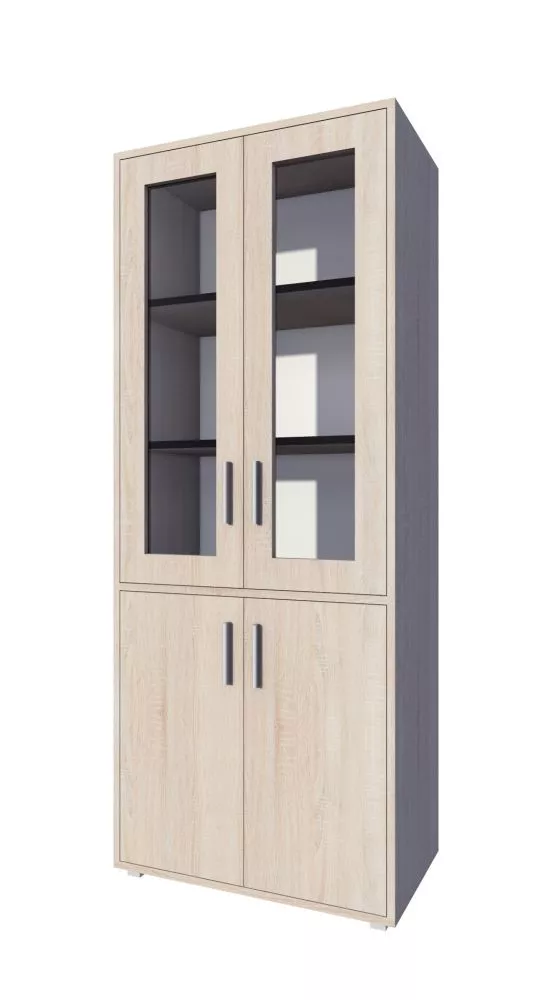 Plaukts Biurowy B-R5W80 · Ozols sonoma · 80 × 194 × 40 cm