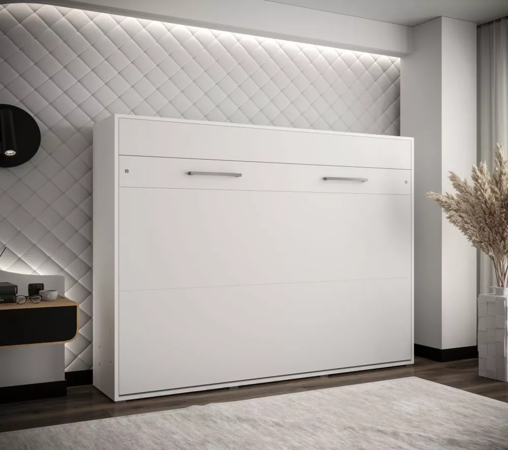 Gulta Home H ar stelāžu Guļamvietas platums: 160 cm, Korpusa krāsa: balts, Guļamvietas garums: 200 cm, stelāžas tips: ar