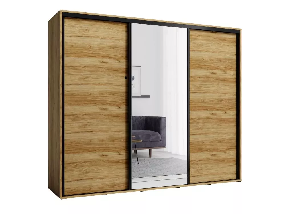 Skapis Penelopa 255 · Ozols · 255 × 66 × 215 cm