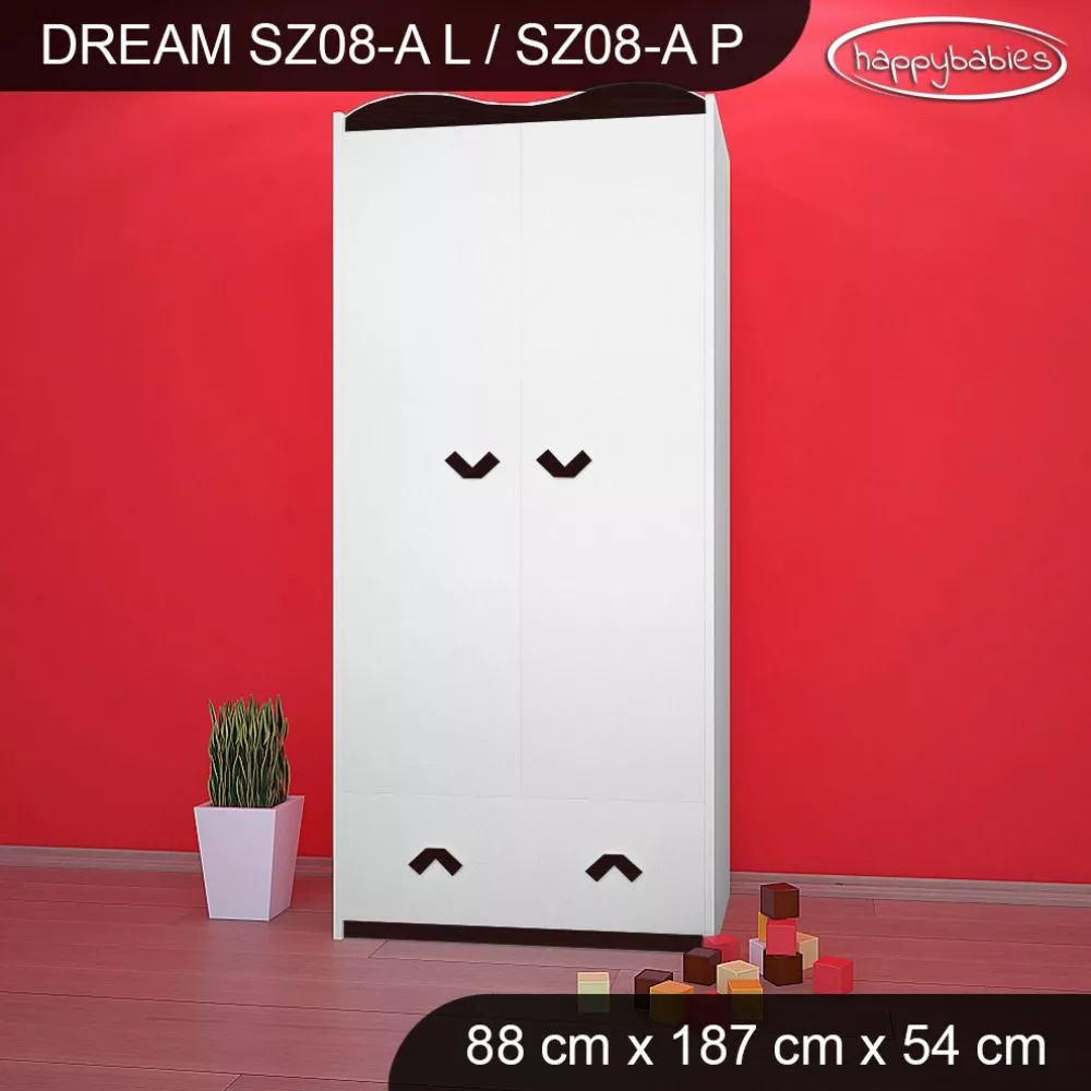 Bērnu skapis Dream SZ08-A · 88 × 54 × 187 cm