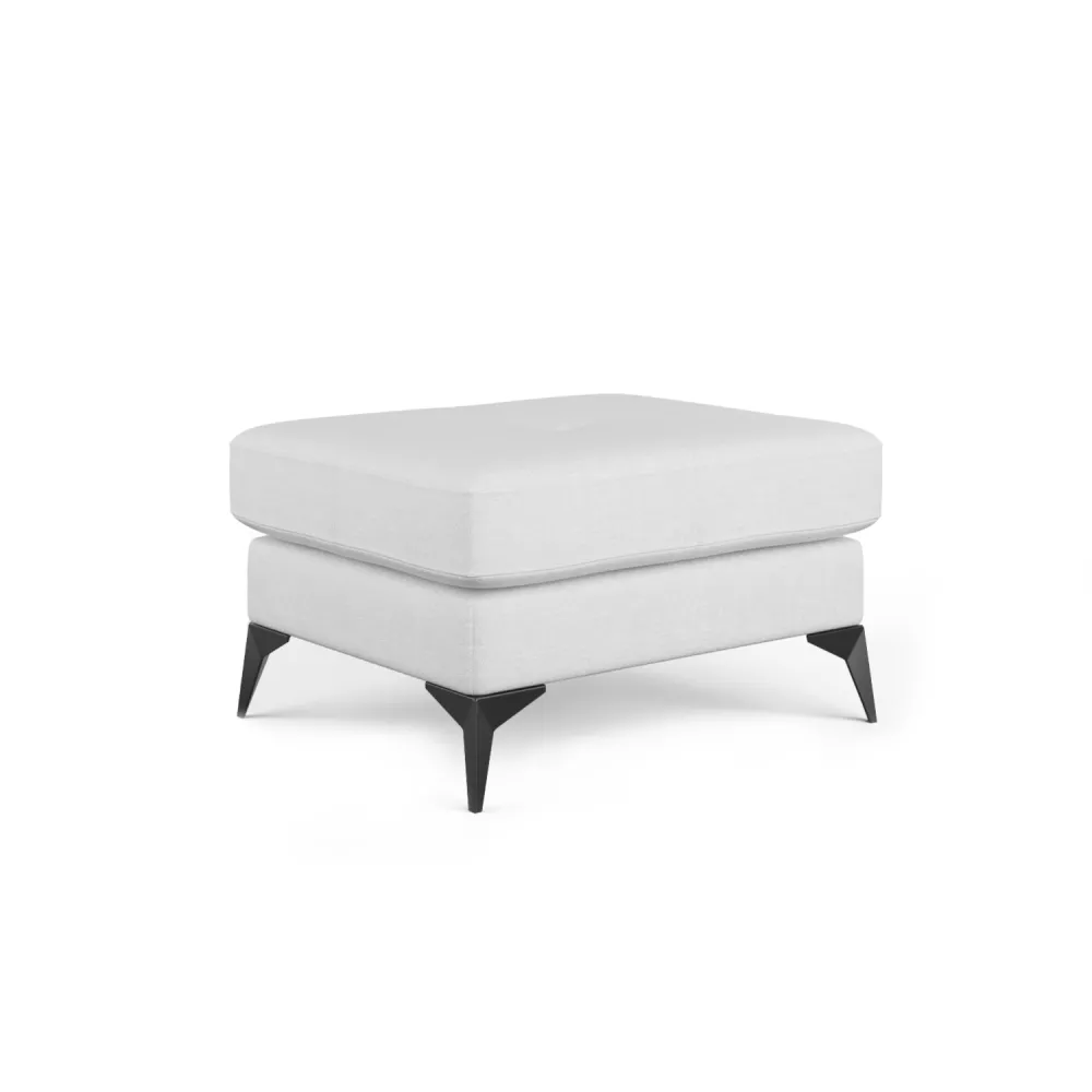 Pufs Pescara P standard Auduma numurs: Soro 83, · Gaiši pelēks · 76 × 45 × 64 cm