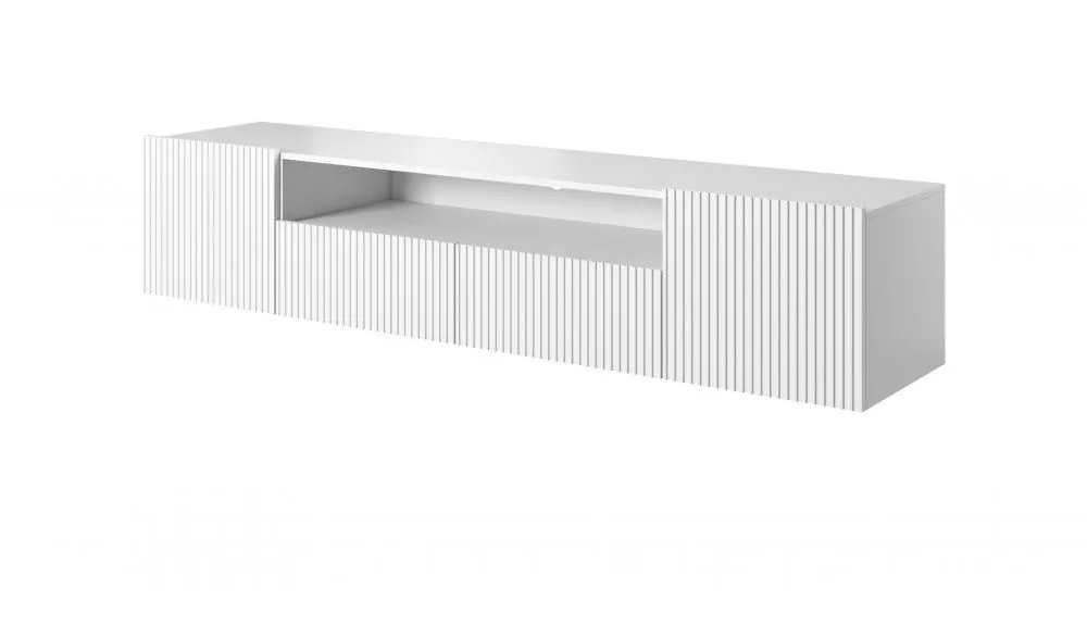 TV tumba Nicole RTV 200 2D2SZ W · Balts · 200 × 45 × 40 cm