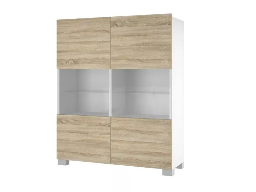 Kumode Imperium K2D ar LED · 100 × 36 × 115 cm