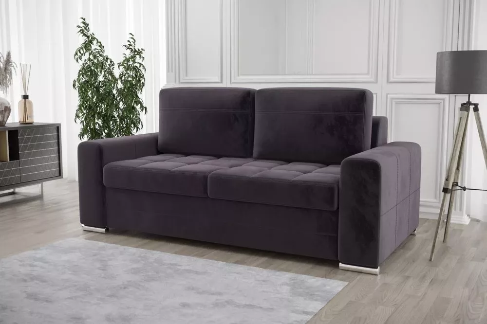 Dīvāns Verona 2 Sofa Standard · Grafīts · 100 × 167 × 82 cm