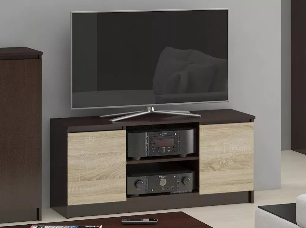 TV tumba RTV 2D1P · 120 × 40 × 55 cm