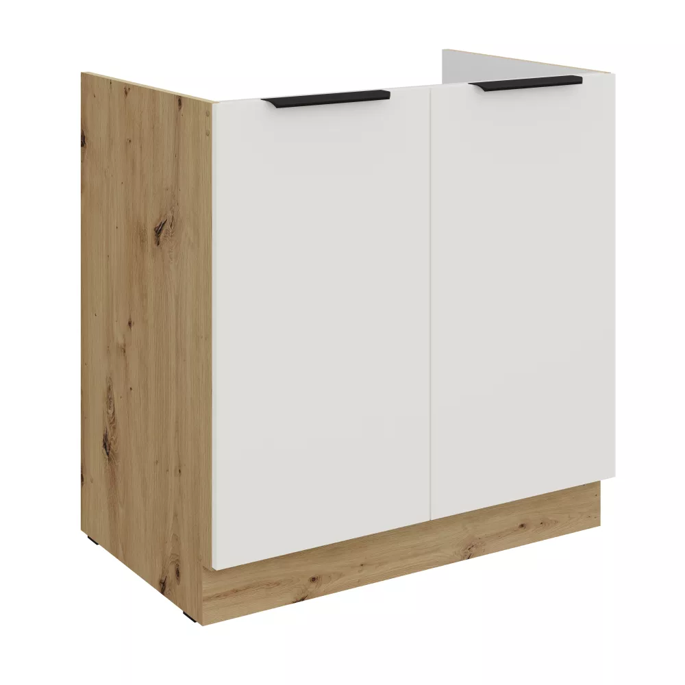 Virtuves skapis Aria White 80 ZL 2F BB