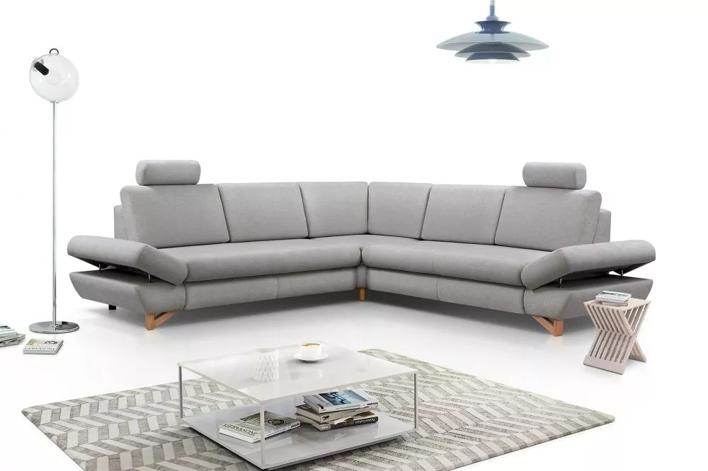 Dīvāns Avesta 3 Corner standard · Pelēks · 272 × 272 × 82 cm