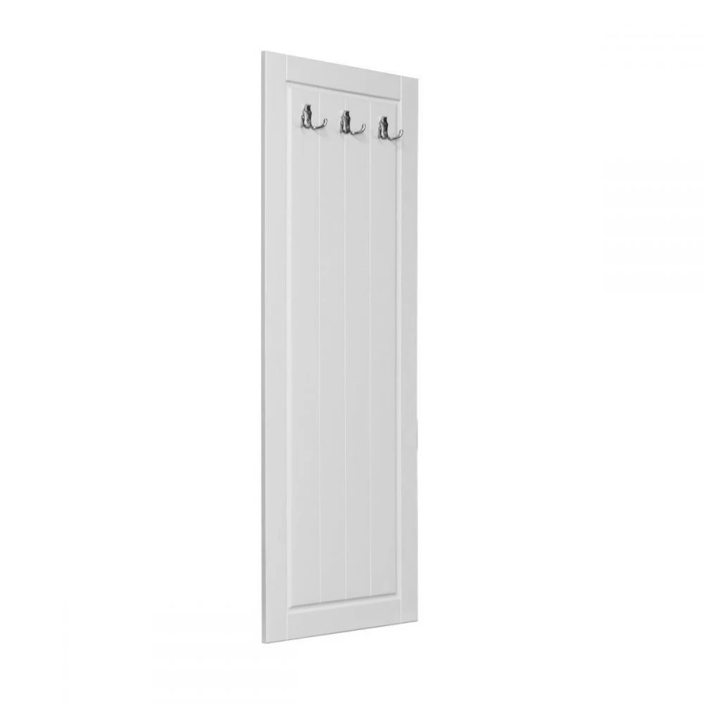 Pakaramais Belluno Elegante Panel · Balts · 130 × 1.8 × 47 cm