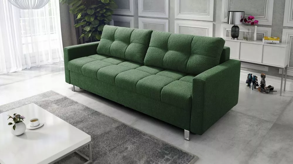 Dīvāns Carmen Sofa Standard · Zaļš · 92 × 223 × 93 cm