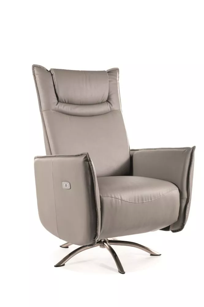 Mīksts krēsls Notos Sēdvietas dziļums: 48 cm, Maksimālais dziļums: 160 cm, · Pelēks · 72 × 83 × 116 cm