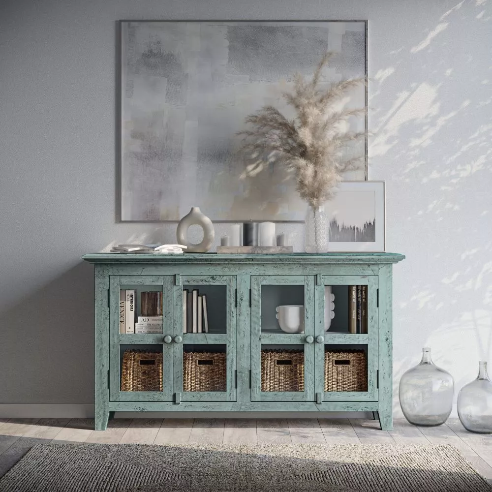 Kumode Avola AV1615-48 · Zils · 122 × 38 × 106.5 cm