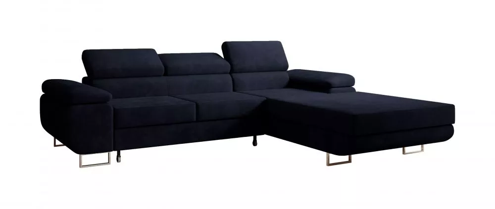 Dīvāns Corner 271 standard · Tumši zils · 200 × 277 × 90 cm