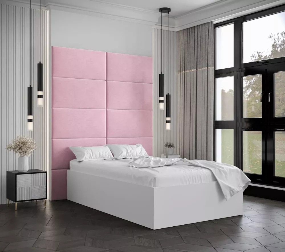 Gulta Bella 1 ar stelāžu Guļamvietas platums: 120 cm, Korpusa krāsa: balts, Guļamvietas garums: 200 cm, stelāžas tips: k