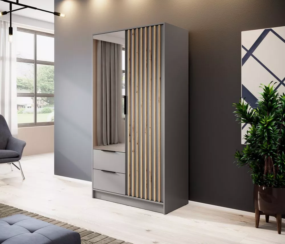 Skapis Nelly Premium Lamela · 105 × 51 × 200 cm
