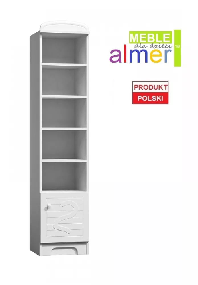 Plaukts School 04 · Balts · 40 × 192 × 40 cm