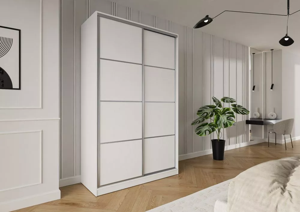 Skapis Trend 3 · Balts · 150 × 60 × 245 cm