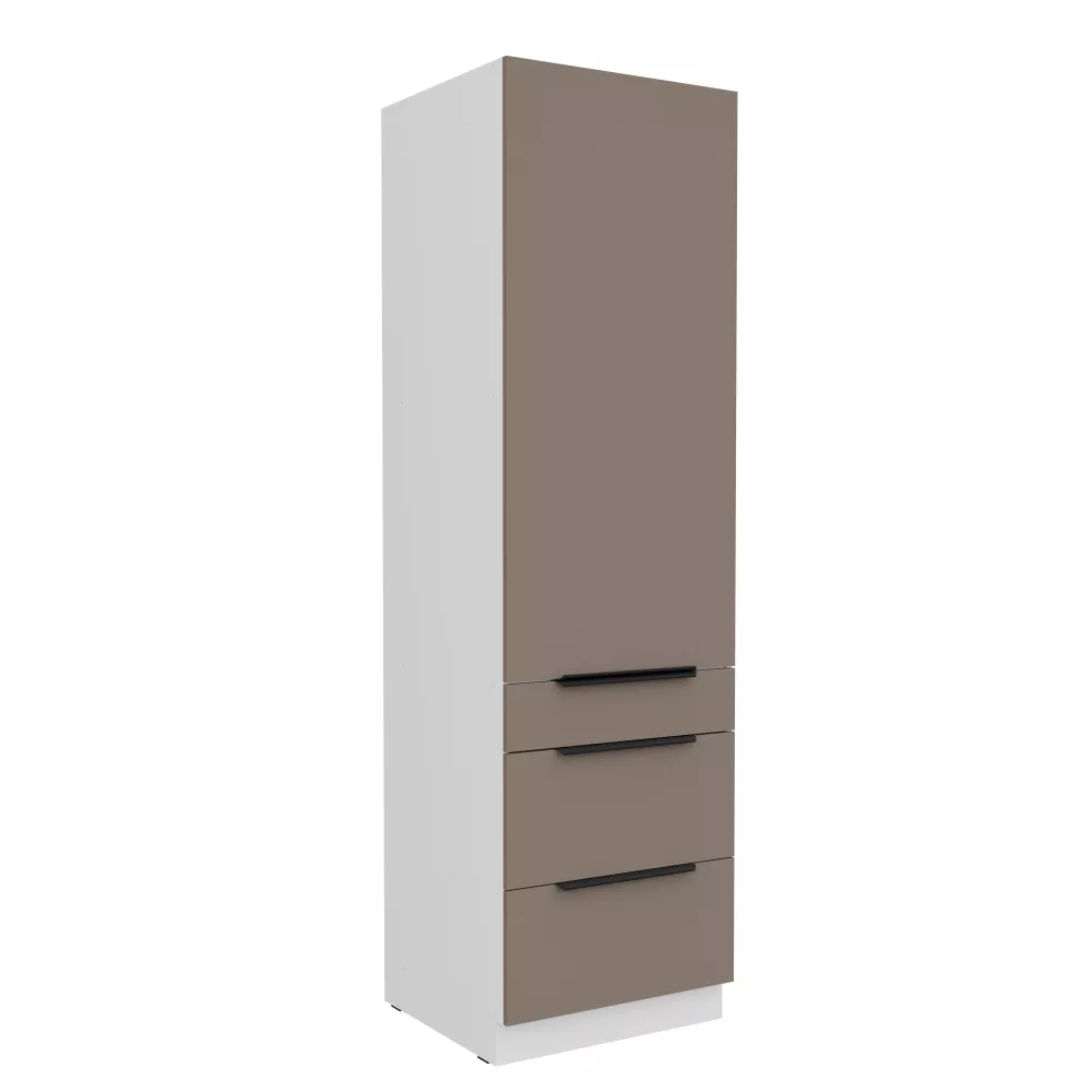 Virtuves skapis Aria Sandgrau 60 DKS-210 3S1F
