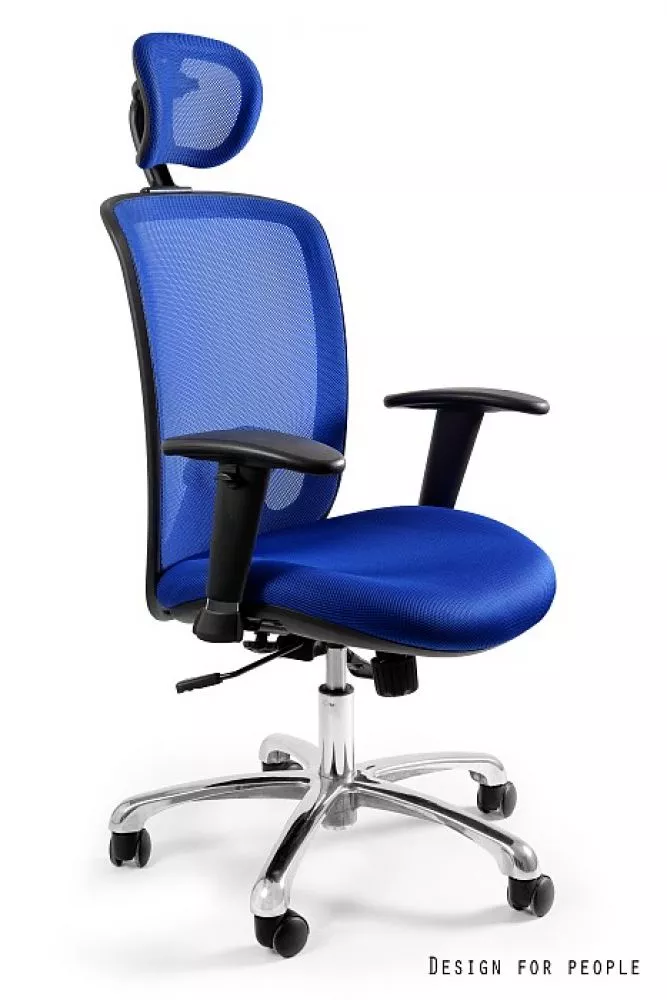 Datorkrēsls Expander Sēdvietas platums: 48 cm, · Zils · 60 × 49 × 108 cm