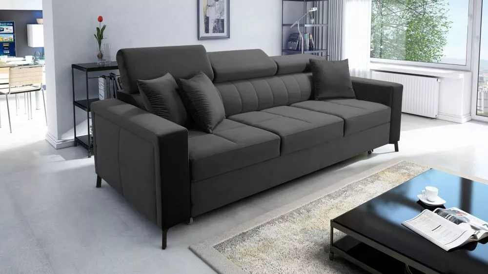 Dīvāns Side Standard · Grafīts · 99 × 236 × 83 cm