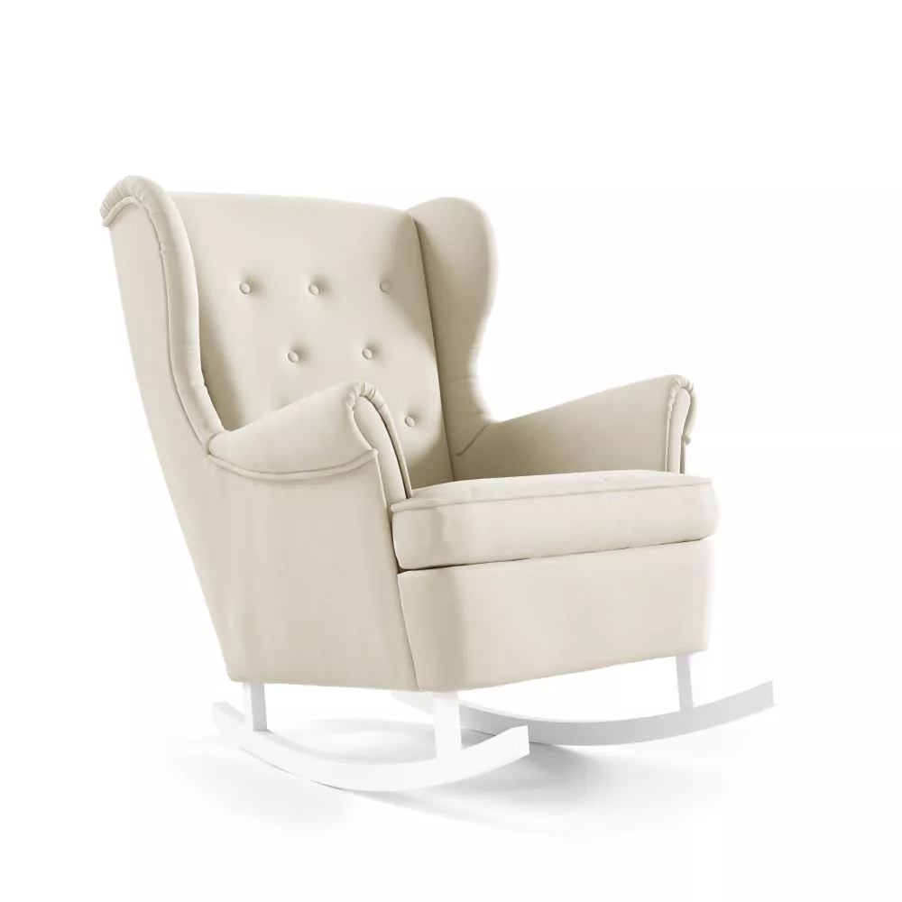 Mīksts krēsls Lino typ 207 Standard Sēdvietas dziļums: 58 cm, · Gaišais krēms · 80 × 88 × 104 cm