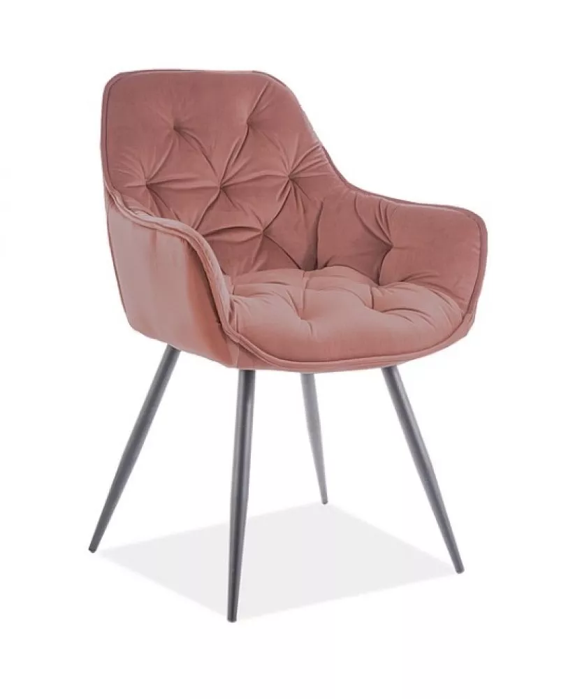 Krēsls Cherry Matt Velvet · Rozā · 87 × 57 × 43 cm