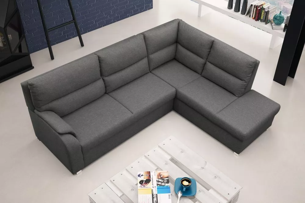 Dīvāns Ramiro Standard · Tumši pelēks · 193 × 250 × 96 cm