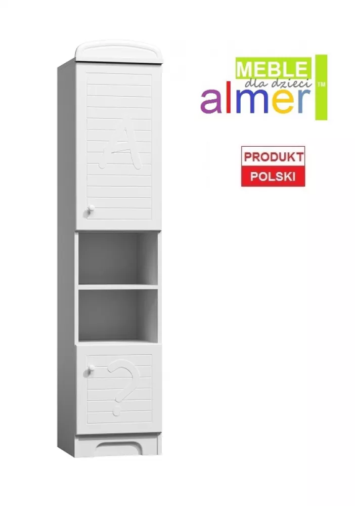 Plaukts School 03 · Balts · 40 × 192 × 40 cm