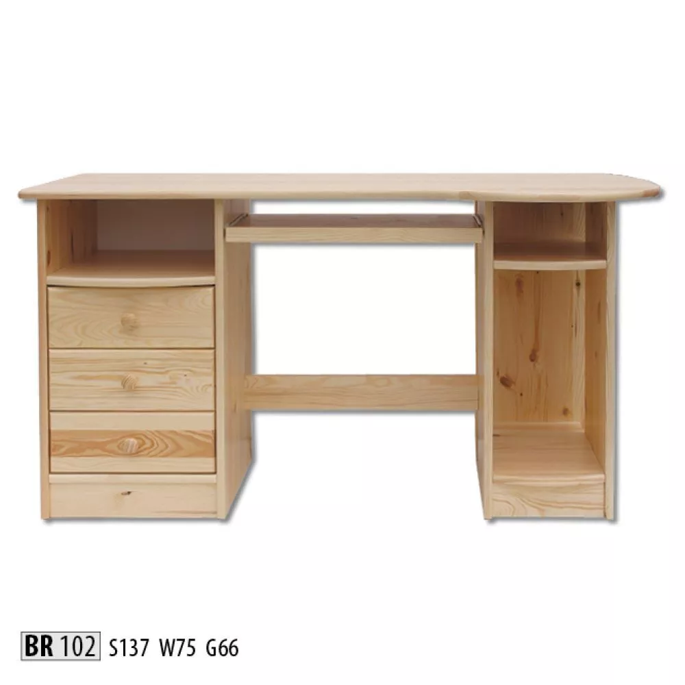 Galds BR 102 · Priede · 137 × 75 × 66 cm