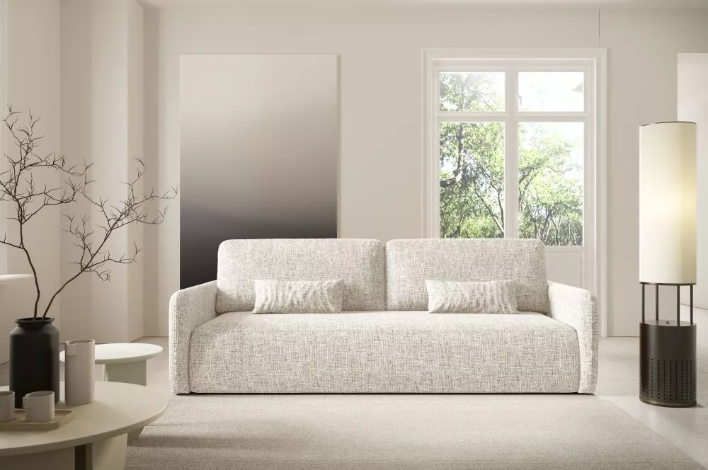 Dīvāns Ivi sofa Standard · Krēma · 102 × 217 × 86 cm